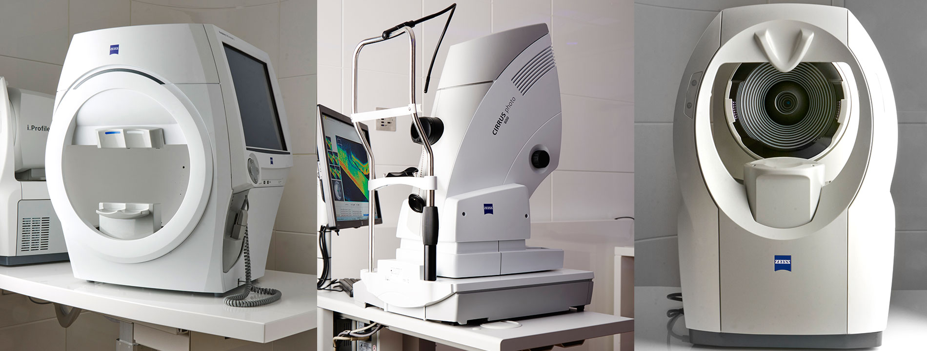 Advanced diagnostic equipment by ZEISS in the Tom Davies Vision Clinic
