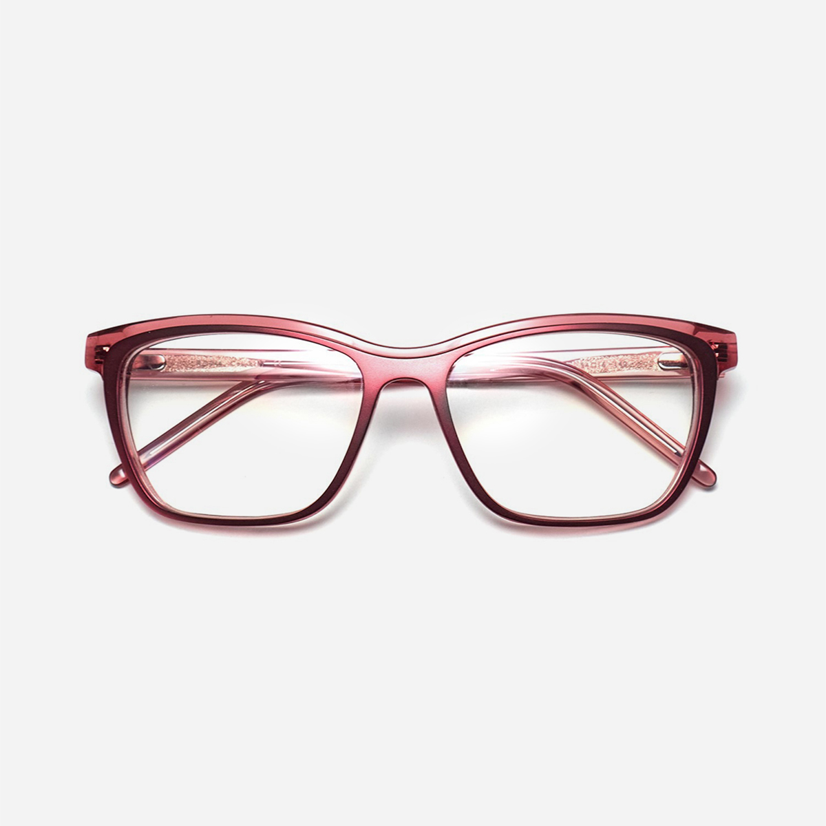 Tom Davies uses premium Japanese acetate, known for its rich, vibrant colours and durability.