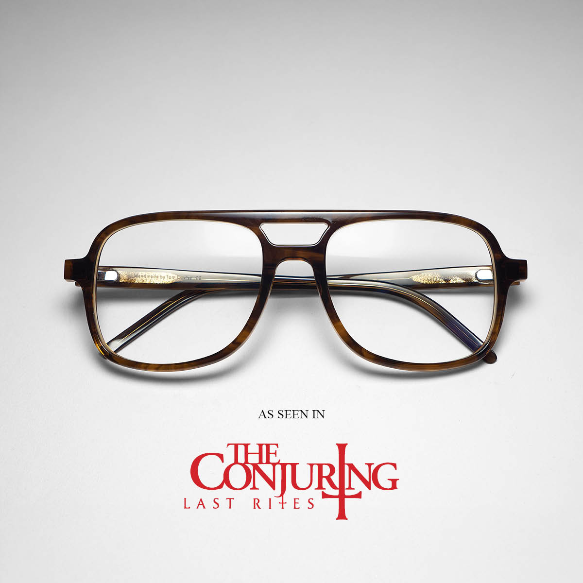 Tom Davies vintage 70s navigator frames, as worn by the character Jack Smurl in The Conjuring.