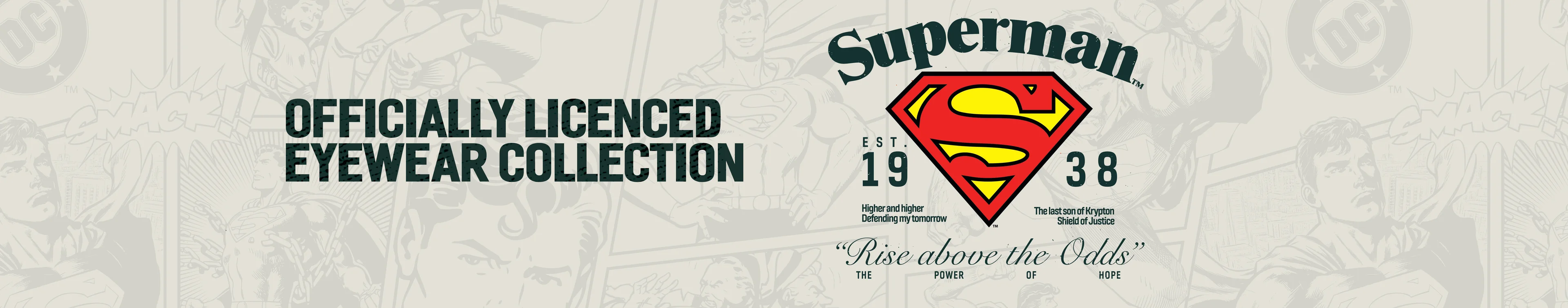 Officially Licensed Superman Eyewear Collection