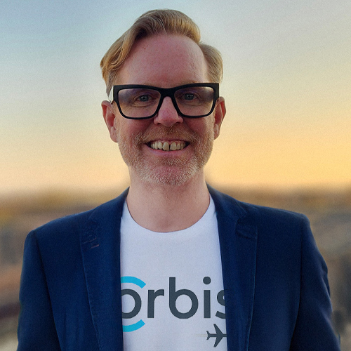 British designer, Tom Davies, is a long-standing ambassador for the eye health Orbis.