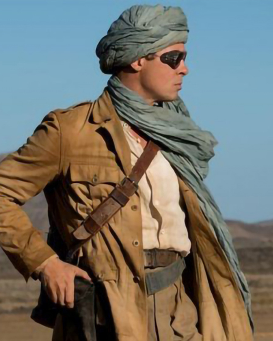 Eyewear worn by Brad Pitt in Allied