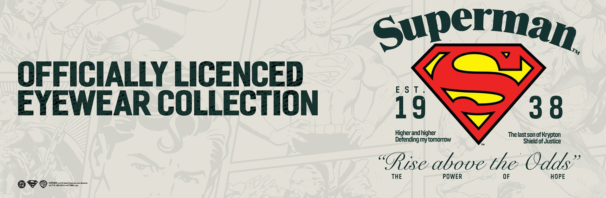Superman officially licensed eyewear collection