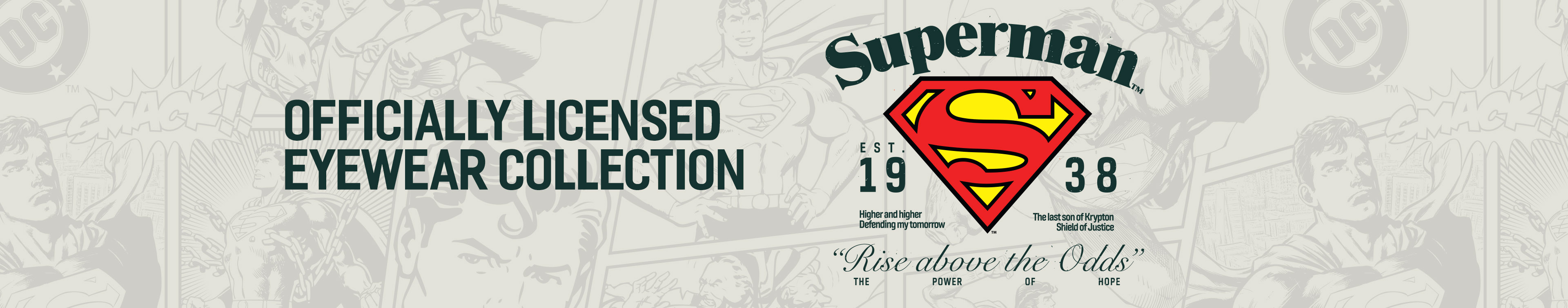 Officially Licensed Superman Eyewear Collection